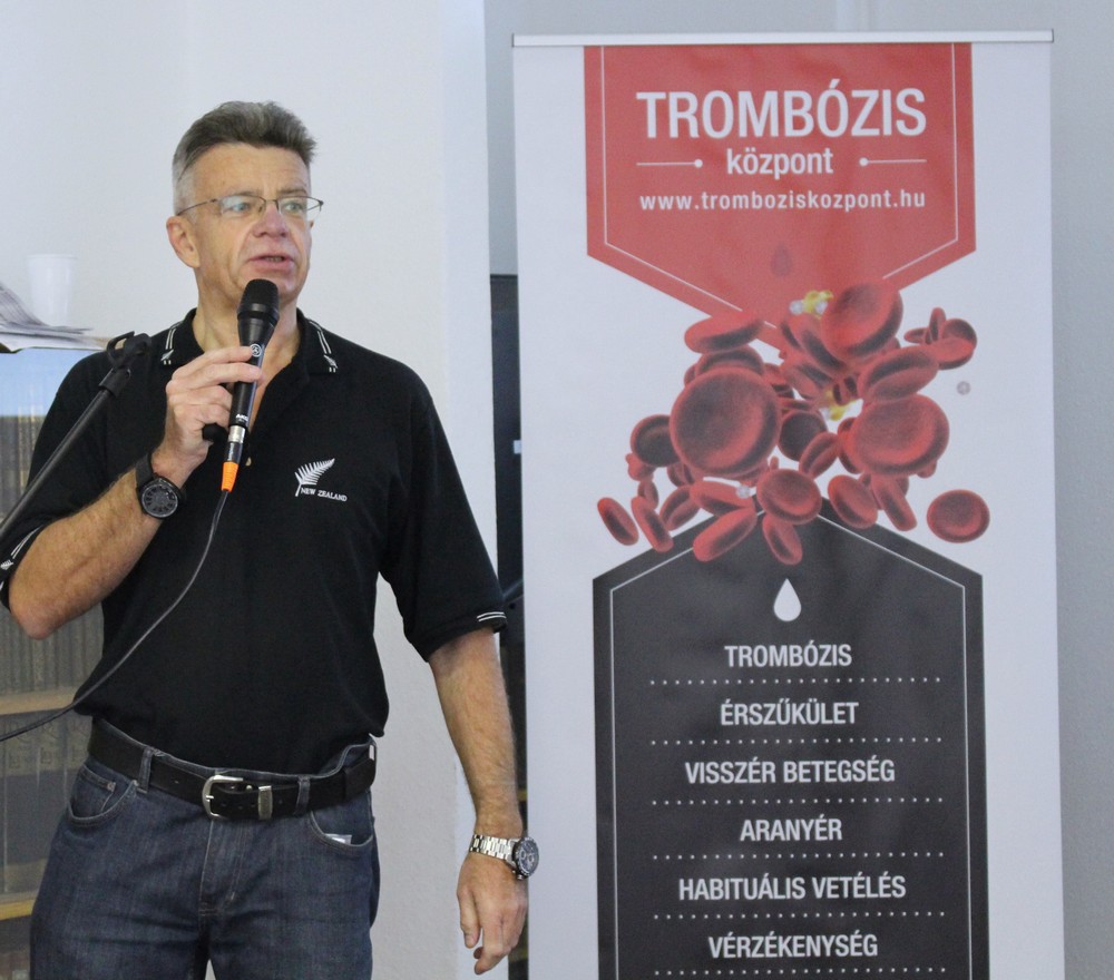 trombózis, lábszárfekély, szakmai nap, dr. arnold dénes arnold, trombózisközpont