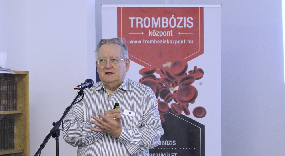 trombózis, szakmai nap, prof. blaskó györgy, trombózisközpont